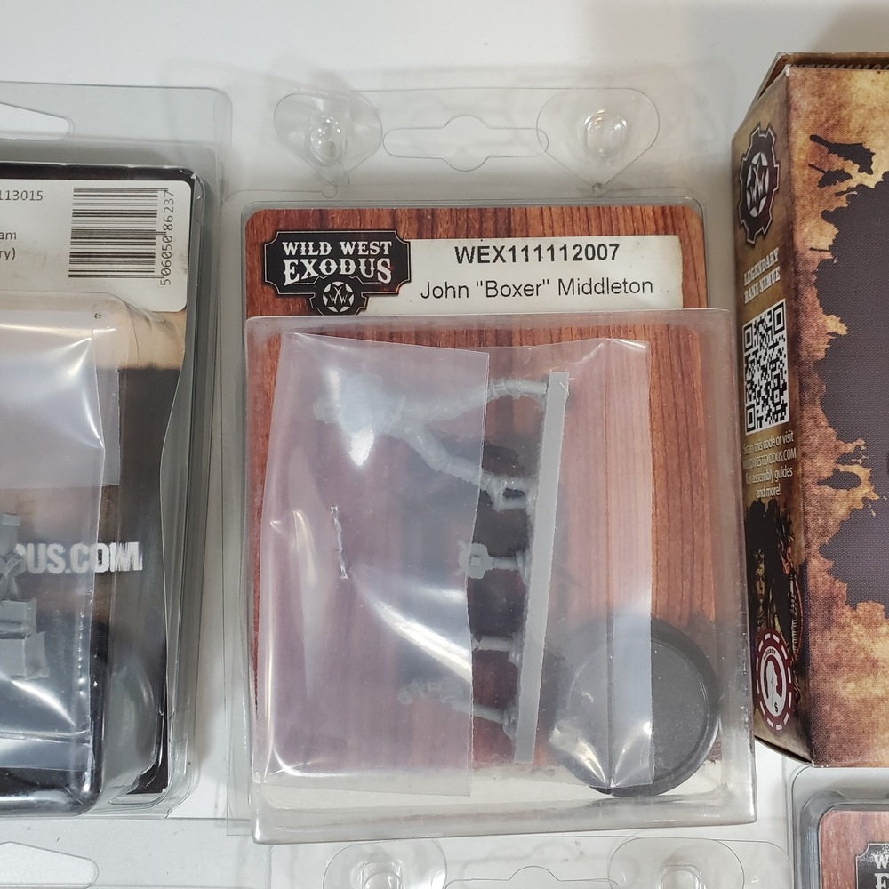 Wild West Exodus Lot 6 Miniatures 35mm Sasha Marcus Rani H Bot 44 Boxer Alpha - Picture 4 of 13